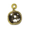 Decorated Pumpkin charm 16,5mm Old Copper tone x1