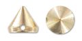 CCB Cones 8mm Gold tone x6