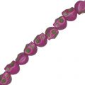 Bead Howlite dyed skull 13mm Purple x1