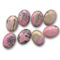 Oval cabochon 40x30mm Rhodonite