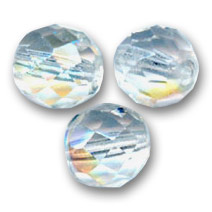 12 mm Facets - Crystal AB x5