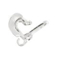 Pendant clip 13 mm - White bronze x1