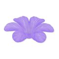 Flower 33 mm Violet Frosted