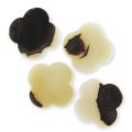 Tagua bead Clover 15mm Naturel x1