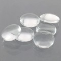 Glass Magnifying cabochon 18x13mm Crystal x1