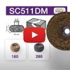 DREMEL® : Finishing Abrasive Buffs grit 180 & 280 (511S)
