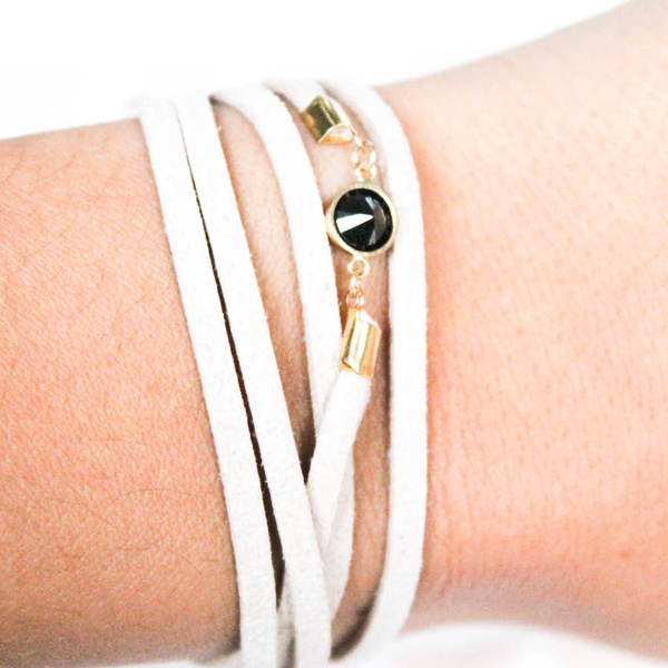 Suede Bracelet and spacer