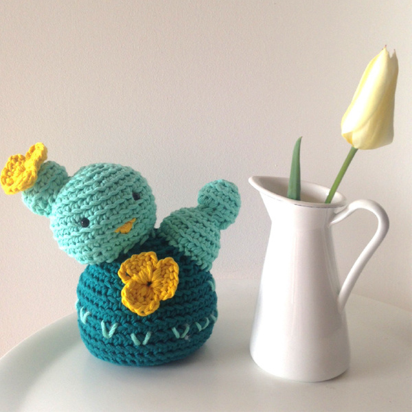 Cactus Amigurumi crochet Natura XL Wool