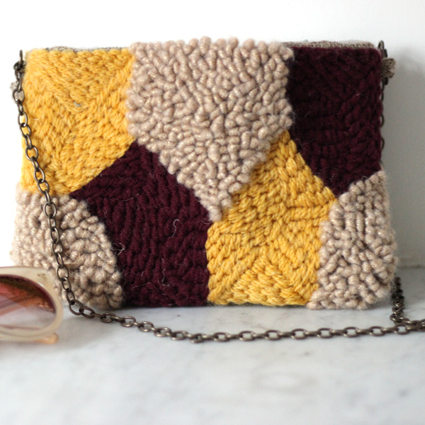 DIY Embroider a Punch Needle Pouch with Fashion Star Wool Perles & Co