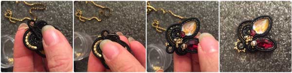 Créer des boucles d'oreilles en soutache et cristaux PureCrystal Créer des boucles d'oreilles en soutache et cristaux PureCrystal