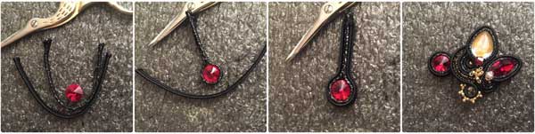 Créer des boucles d'oreilles en soutache et cristaux PureCrystal Créer des boucles d'oreilles en soutache et cristaux PureCrystal