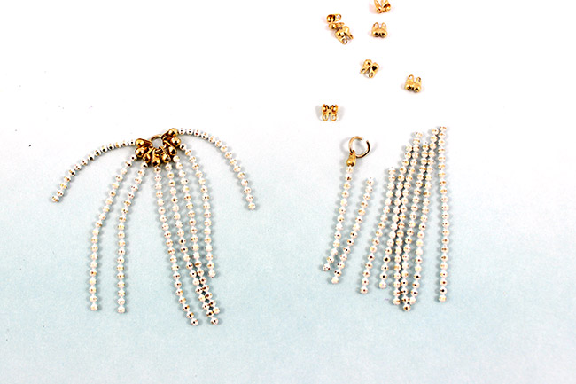 Fancy jellyfish earrings : Step 1 Fancy jellyfish earrings : Step 1