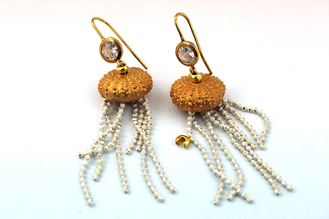 Fancy jellyfish earrings : Step 4 Fancy jellyfish earrings : Step 4