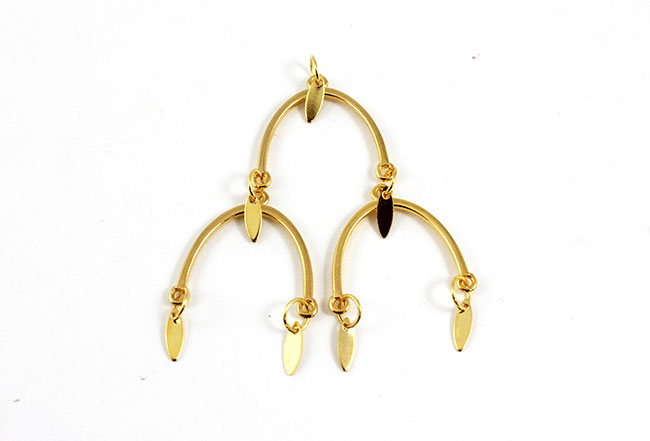 grosses boucles géométriques deuxième étape