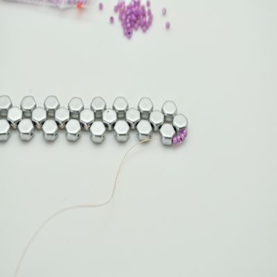 Bracelet Honeycomb et SuperDuo