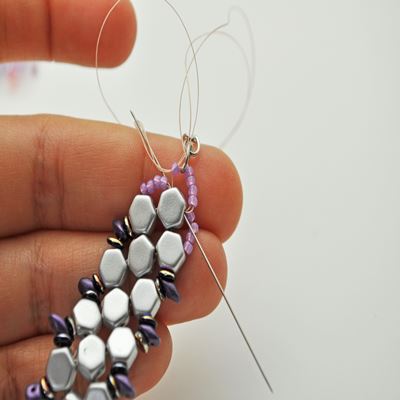 Bracelet Honeycomb et SuperDuo