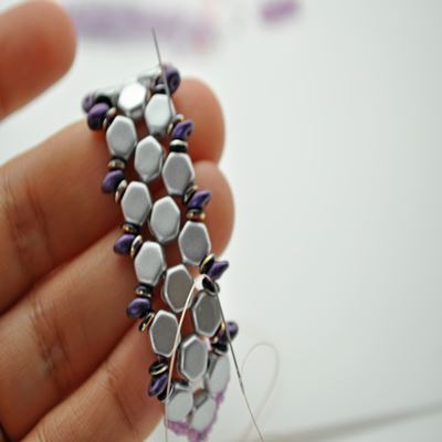 Bracelet Honeycomb et SuperDuo