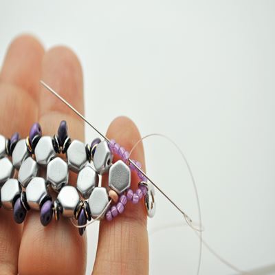 Bracelet Honeycomb et SuperDuo