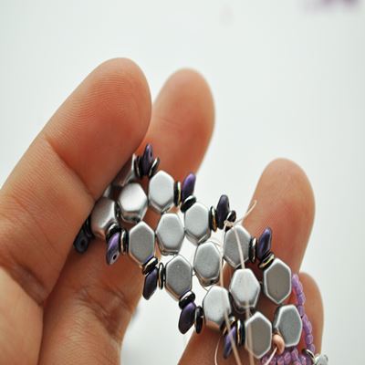 Bracelet Honeycomb et SuperDuo