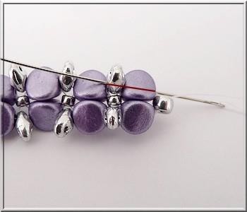 Ilena bracelet with Ilos® beads by Puca® : Step 10