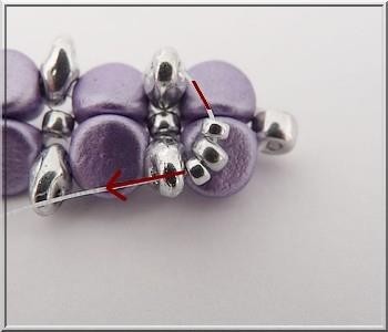 Ilena bracelet with Ilos® beads by Puca® : Step 12