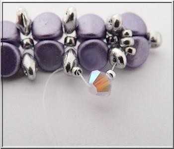 Ilena bracelet with Ilos® beads by Puca® : Step 13