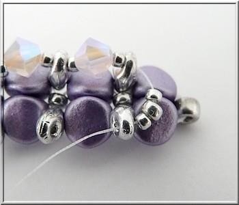Ilena bracelet with Ilos® beads by Puca® : Step 14