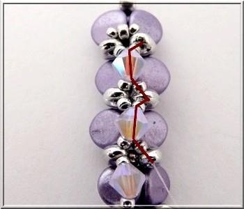 Ilena bracelet with Ilos® beads by Puca® : Step 18