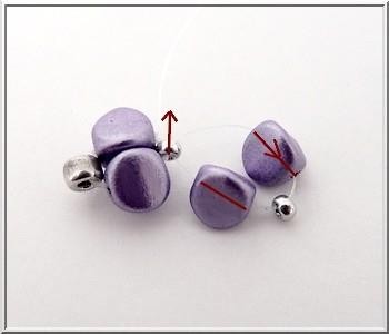 Ilena bracelet with Ilos® beads by Puca® : Step 3