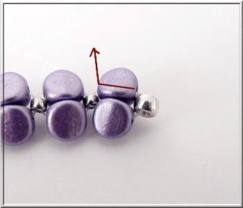 Ilena bracelet with Ilos® beads by Puca® : Step 6