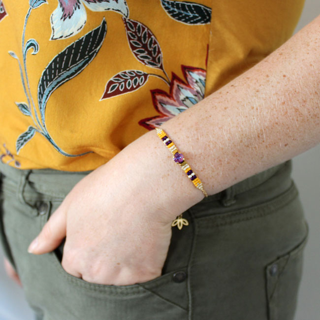 Schema PureCrystal DeLite Square Stitch Cabochon Woven Bracelet Schema PureCrystal DeLite Square Stitch Cabochon Woven Bracelet