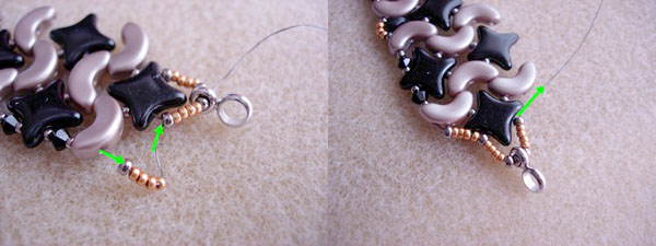 Bracelet DIY avec des perles de verre tchèques Star Beads, Arcos®, Miniduo et Cristal PureCrystal