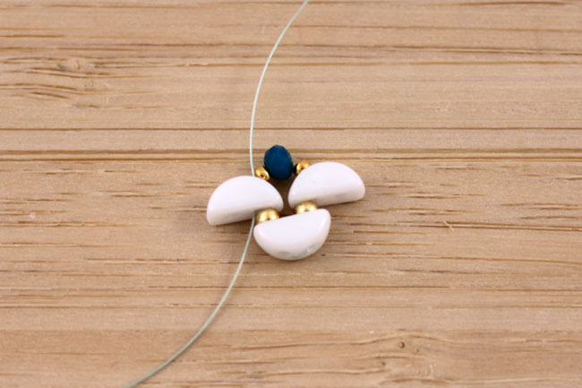 Star Beads and Kos style Marrakech glass bead cuff 2 Manchette perles en verre Star Beads et Kos style Marrakech 2