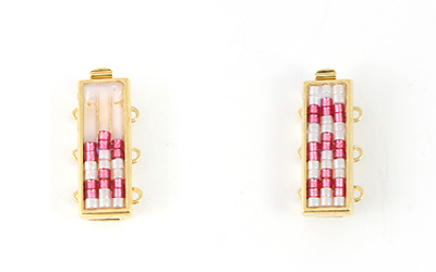 Necklace Multi-rank pendant PureCrystal 02 Collier Multi-rang pendentif PureCrystal 02