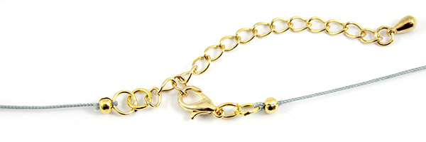 PureCrystal Pacific Opal bib necklace in wood and spinning chic ethnic inspiration : Step 3