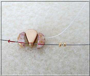 Collier DIY Siane avec des perles de verre Paros et Kos par Pucas