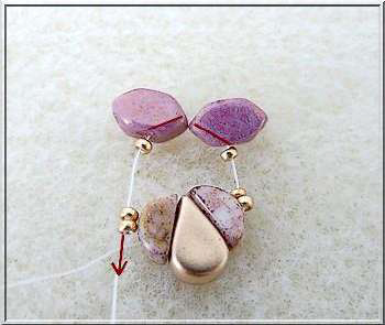 Collier DIY Siane avec des perles de verre Paros et Kos par Pucas