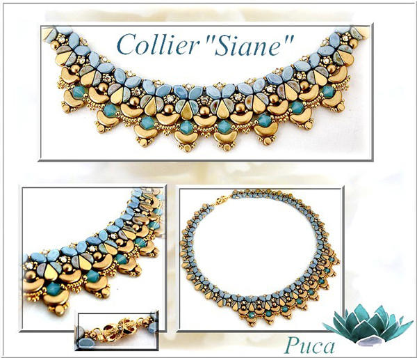 Tutoriel Collier DIY Siane avec des perles de verre Paros et Kos par Pucas