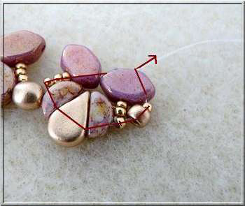 Collier DIY Siane avec des perles de verre Paros et Kos par Pucas