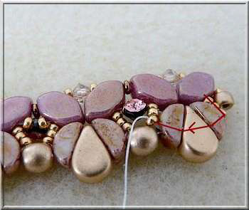 Collier DIY Siane avec des perles de verre Paros et Kos par Pucas