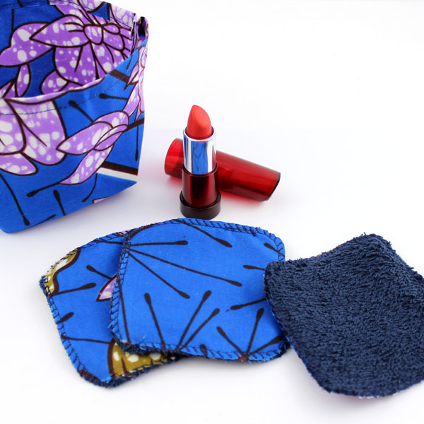 tuto lingette lavable tissu wax