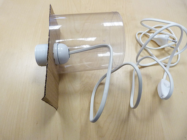 DIY Creative Concrete Lamp : Step 3