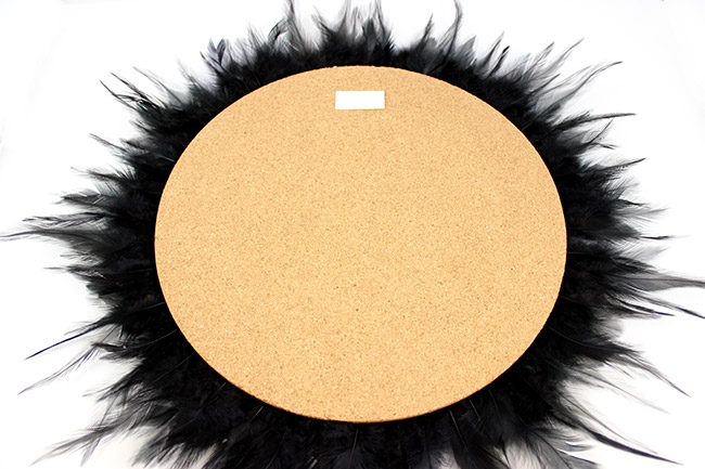 Mirror with feathers and shells : Step 5 Mirror with feathers and shells : Step 5