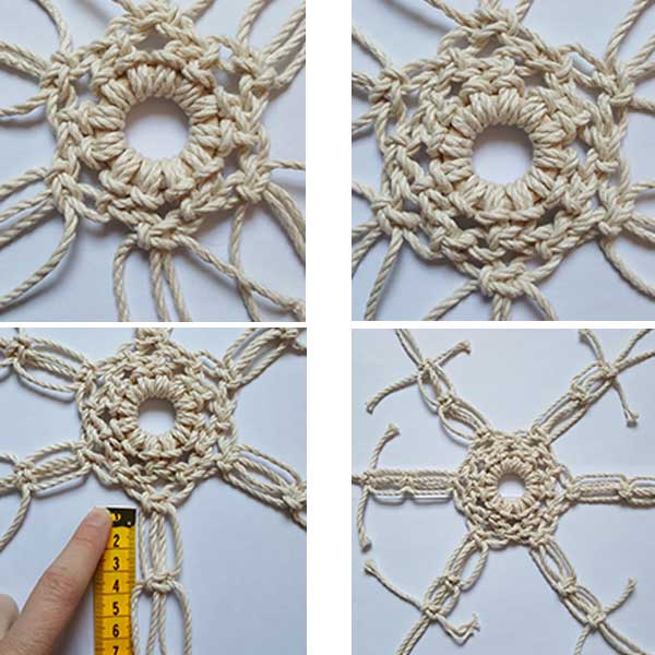 Tutoriel étoile en macramé