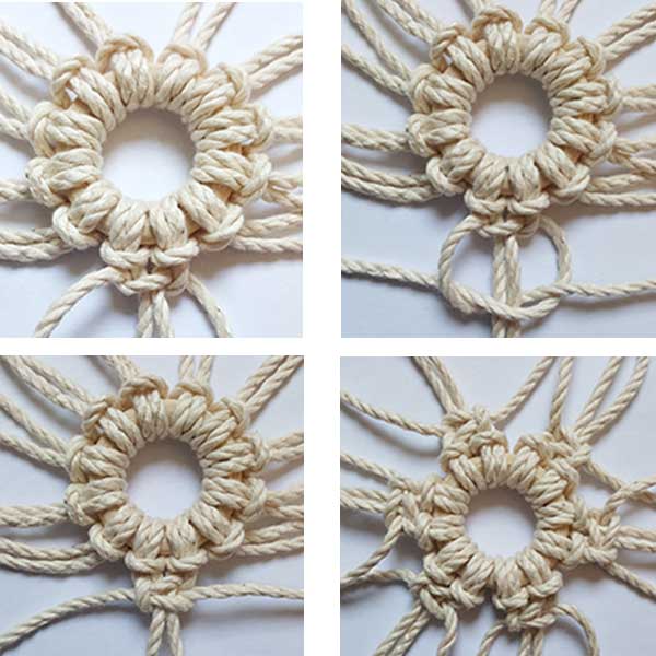 Tutoriel étoile en macramé