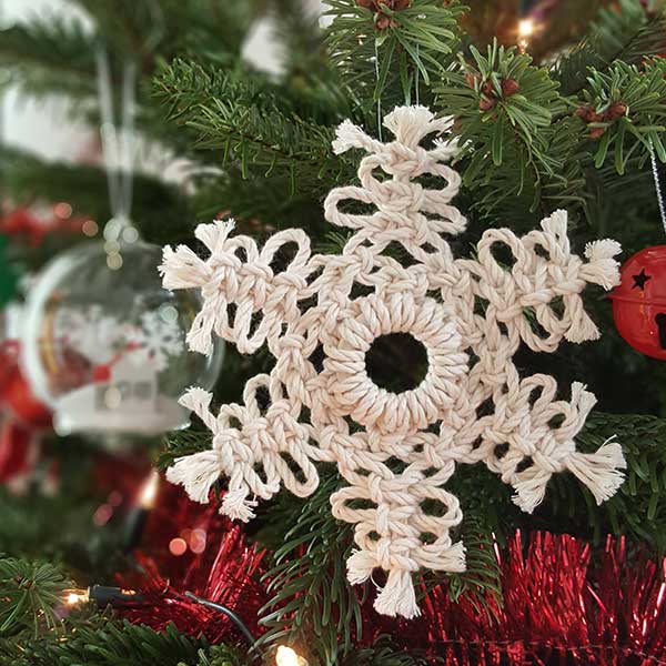 Tutoriel étoile en macramé