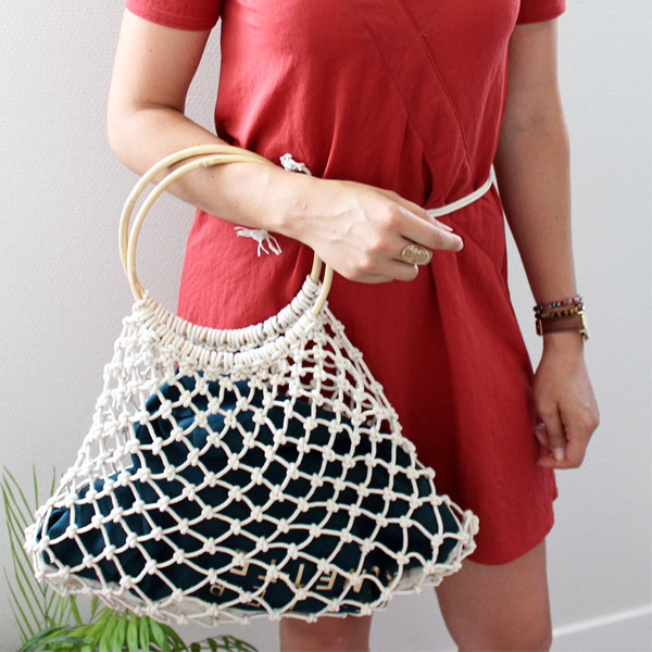 Tutoriel macramé facile : Sac filet à provision