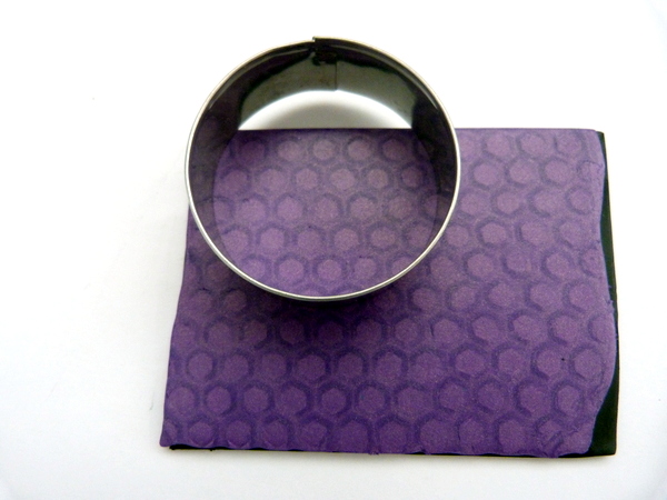 Necklace Mica shift in polymer clay : Step 5