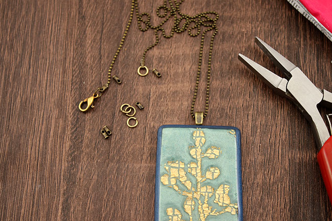 Montage du pendentif