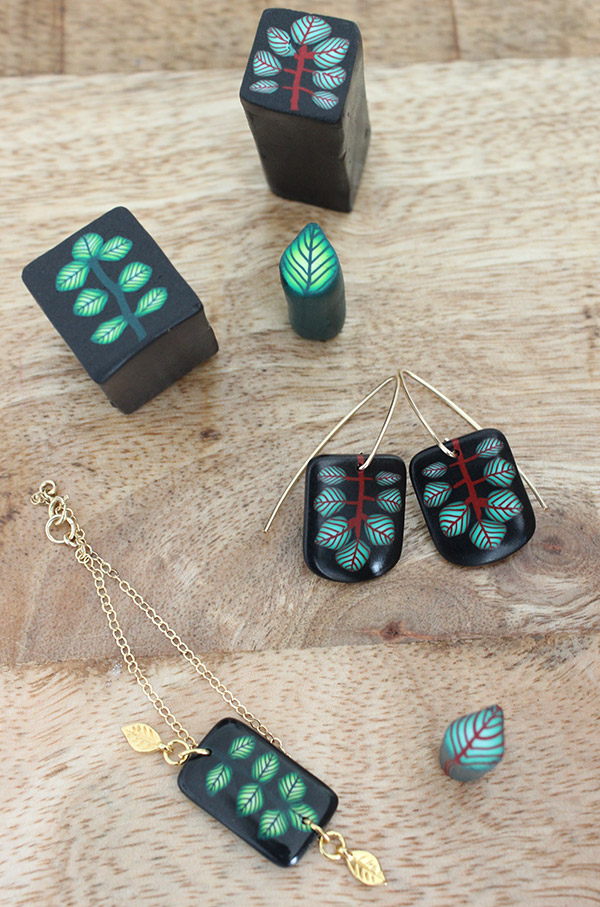 Schema  Making a duck leaf in Fimo clay